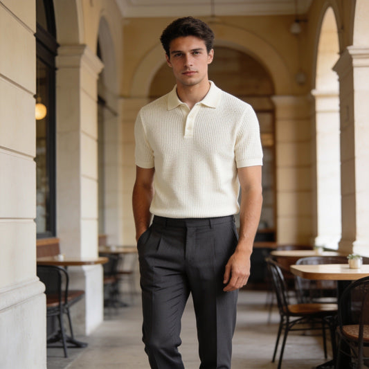Asperalife - Arthur Relaxed Knit Polo