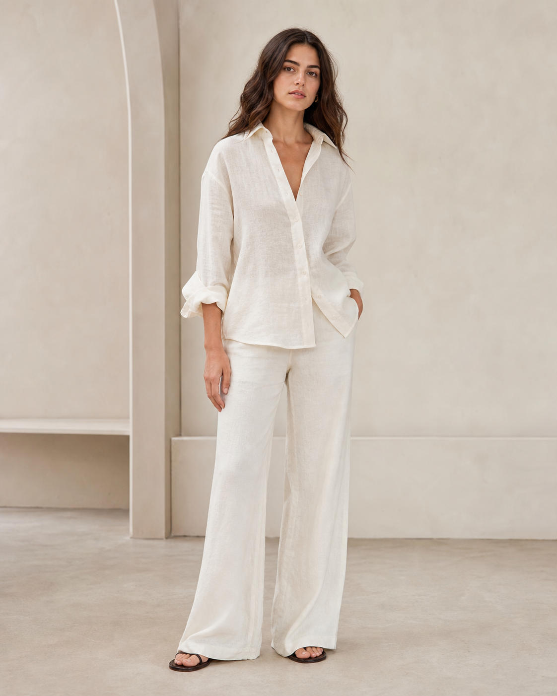 Asperalife - Elara Relaxed Linen Shirt